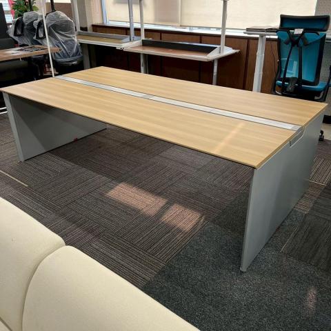 シルバー テーブル 事務机 6引き出し　セール中！ シルバー テーブル 事務机 6引き出し セール中！