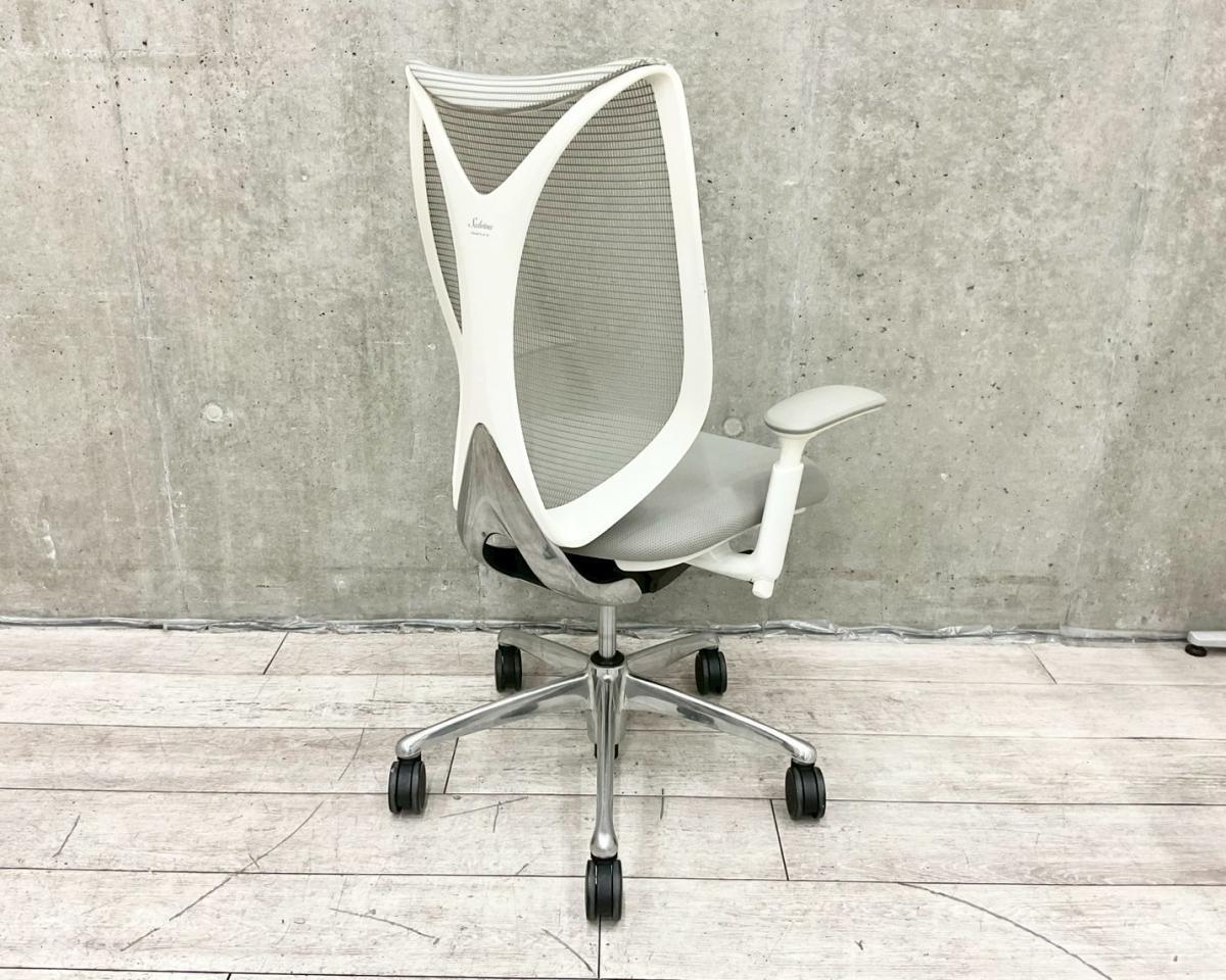 中古】サブリナ C854BW FSZ3 オカムラ/okamura 肘付ハイバック