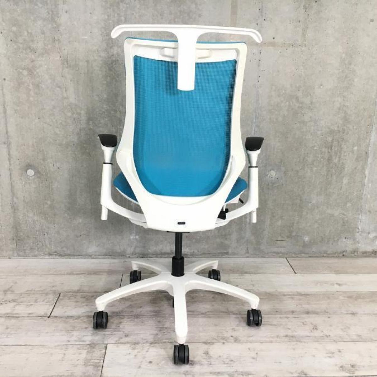 中古】エフメッシュ イトーキ/ITOKI 肘付ハイバックチェア