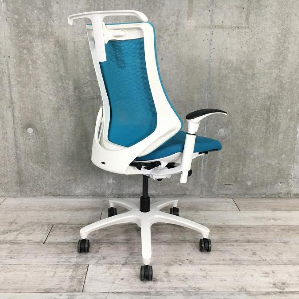 中古】エフメッシュ イトーキ/ITOKI 肘付ハイバックチェア