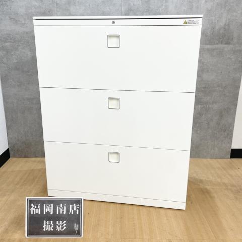 【中古】レクトライン  オカムラ（okamura） ローキャビネット／ラテラル