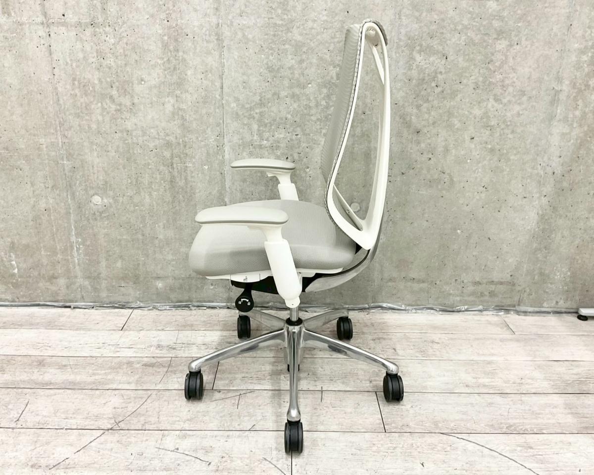 ボッコム　ビタンゴセミロング　スローテーパーオリカラ　チェスト114 ニンナ 中古】サブリナ C854BW FSZ3 オカムラ/okamura 肘付ハイバック
