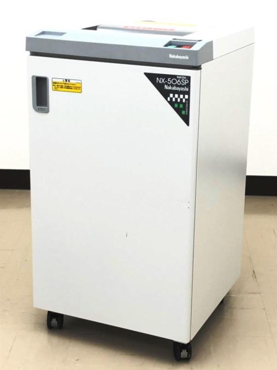 【大型シュレッダー】 散らかりがちなデスク周りの紙を細かく裁断！ ナカバヤシ/NX-506SP　【管理番号：A00997369】
                        NEOX21 シュレッダー
                                    中古
            