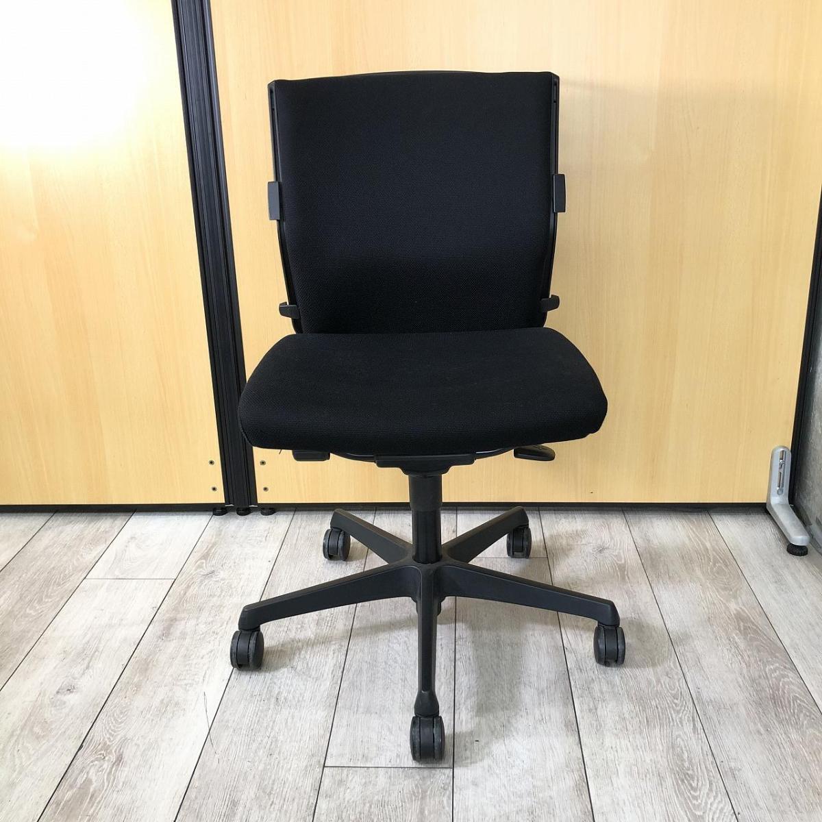 中古】エスクード C434ZR FFW1 オカムラ/okamura 肘無ローバック