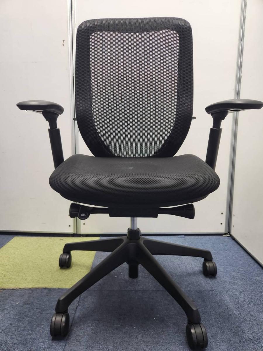 中古】シルフィー オカムラ/okamura 肘付ハイバックチェア