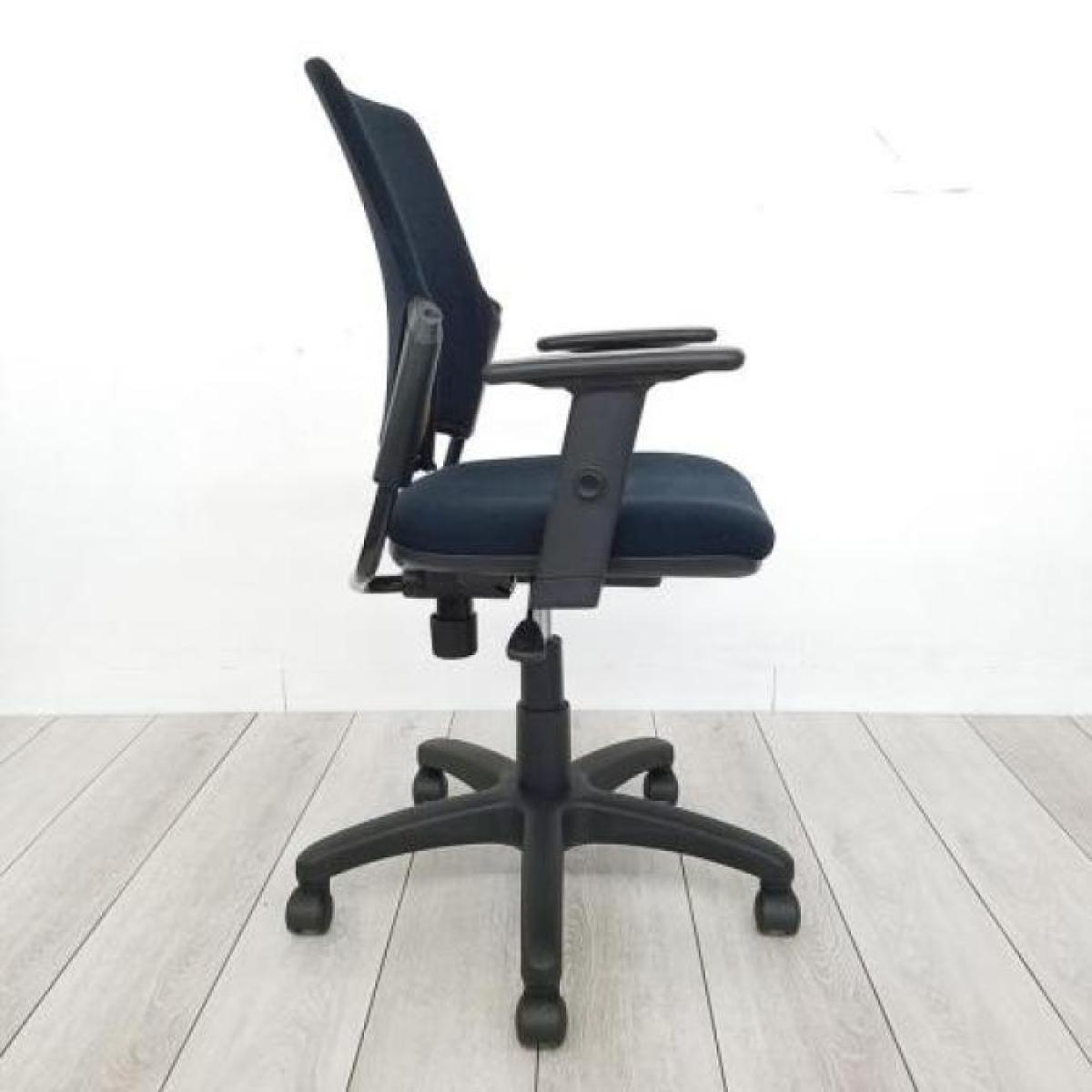 中古】チェダーCチェア KD-W93SEL-BK BK プラス/PLUS 肘付ロー