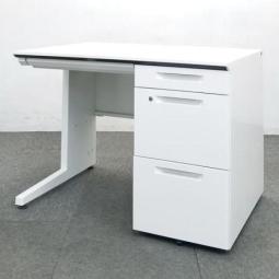 【限定2台入荷！】コクヨ　片袖机　ISシリーズ　W1000　中古家具　移転　拠点開設　起業　ローコスト　サスティナビリティ　SDGS　リユース　奥行600なので省スペース！【透明感のあるオフィスに！】【T8】
