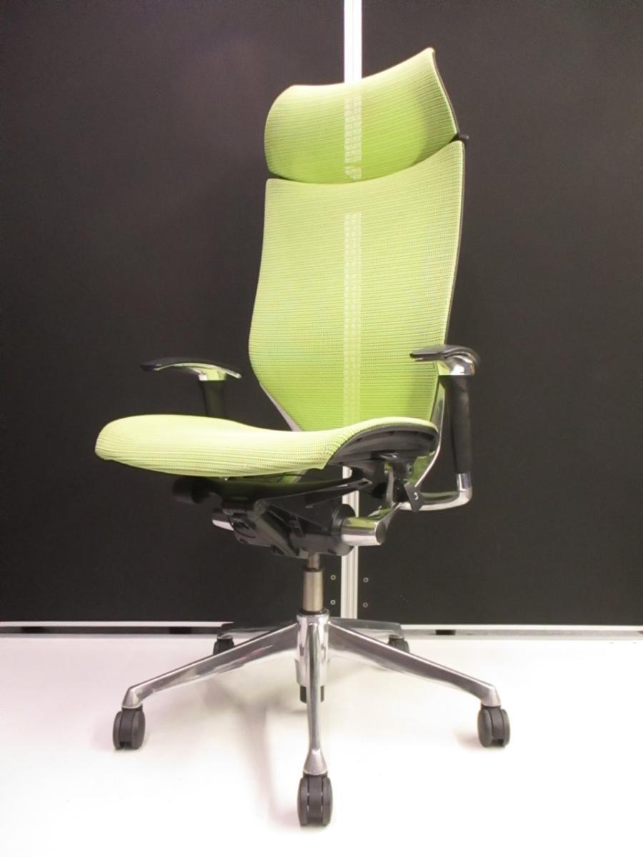 【訳あり】オカムラ（okamura）バロンチェア ハイバック メッシュ 中古】バロンメッシュチェア オカムラ/okamura 肘付ハイバック