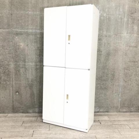 プラス　５段両開き書庫『中古良品』W880H1850D400 プラス 5段両開き書庫『中古良品』W880H1850D400