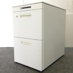 【在庫入替セール】【3台限定】コクヨ製ホワイトのワゴンが入りました！フリアド用ワゴンいかがでしょうか！　ワゴン　GT　ホワイト　人気