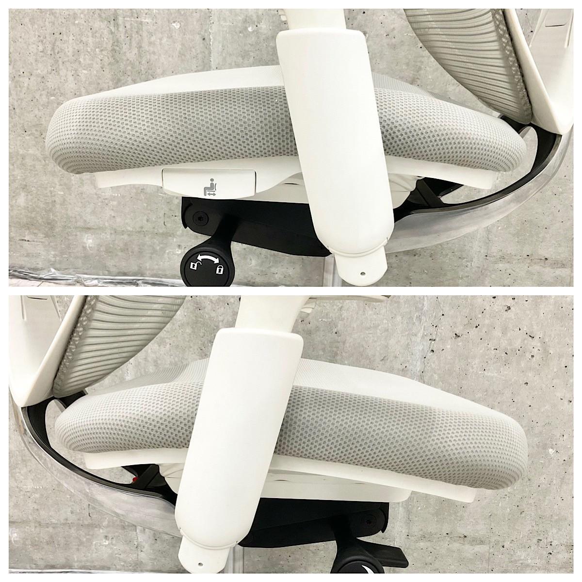 中古】サブリナ C854BW FSZ3 オカムラ/okamura 肘付ハイバック