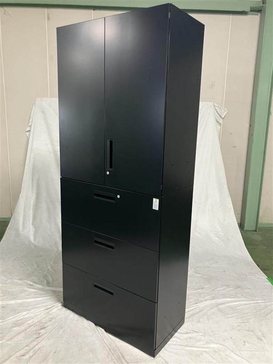 中古】エディア コクヨ/KOKUYO ハイキャビネット／両開き＋3段