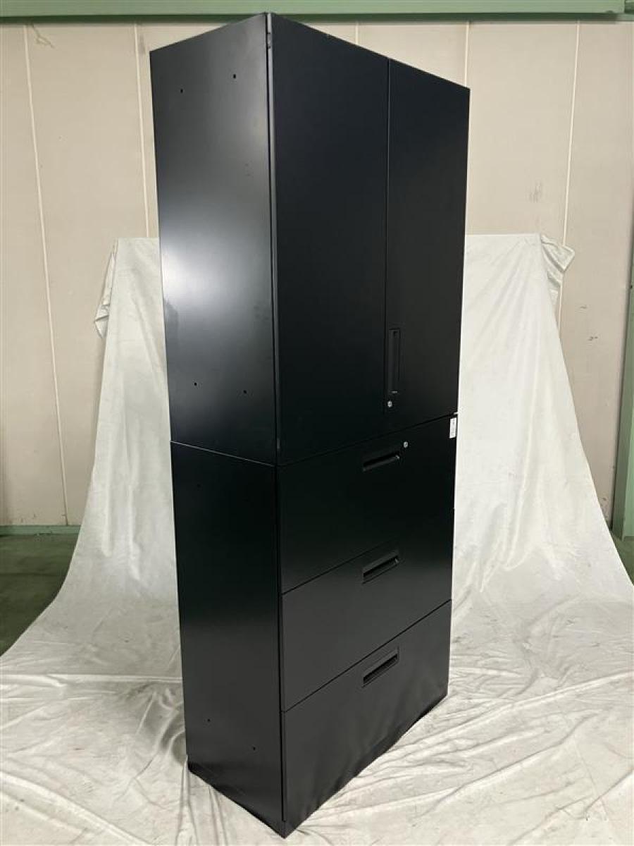 中古】エディア コクヨ/KOKUYO ハイキャビネット／両開き＋3段