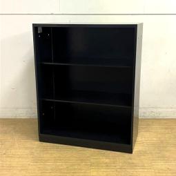 【在庫入替セール】オープン書庫　コクヨ　エディア　ブラック　天板無し　さっと取り出せるのが便利な扉の無い仕様