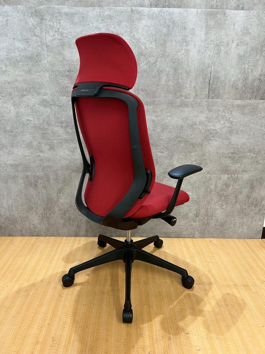 【美品】 シルフィーメッシュ okamura 肘付ハイバックチェア 中古】シルフィーメッシュ オカムラ/okamura 肘付ハイバック