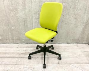 【在庫入替セール品】【オフィスチェアの定番！フルゴチェア！】イトーキ　グリーンカラー　肘無チェア【弊社使用欄：A00998925】
