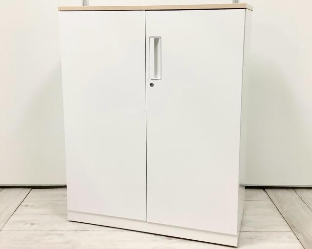 送料込! KOKUYO キャビネット 書庫 両開き BWUH-SD39SAWN コクヨ エディア(EDIA) スタンダード 両開き扉 下置き書庫 W900