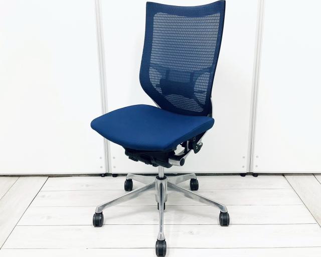 【中古】バロンチェア  オカムラ（okamura） 肘無ハイバックチェア