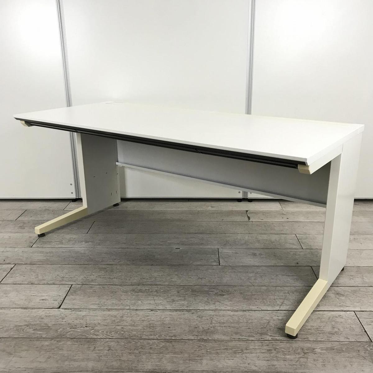 【幅1600㎜！ワークスペースを広く取りたい方にお勧め！】■コクヨ（KOKUYO）製　iSデスク　平机　引き出し付き　■W1600×D700×H720㎜　■ホワイト
                        iSシリーズ
                                    中古
            