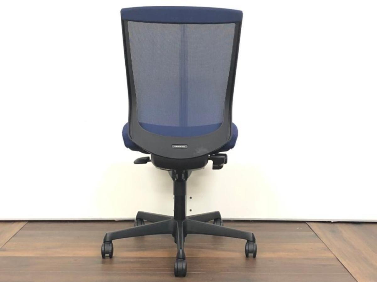 【中古　送料込み】　オカムラ　エスクード　ハイバック　肘なし 中古】エスクード オカムラ/okamura 肘無ハイバックチェア