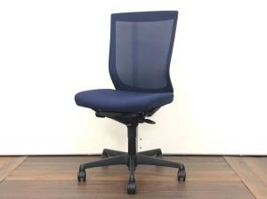 オススメ(おすすめ) /人気商品 オカムラ　エスクード　メッシュチェア　ハイバック　ミディアムブルー ネイビー