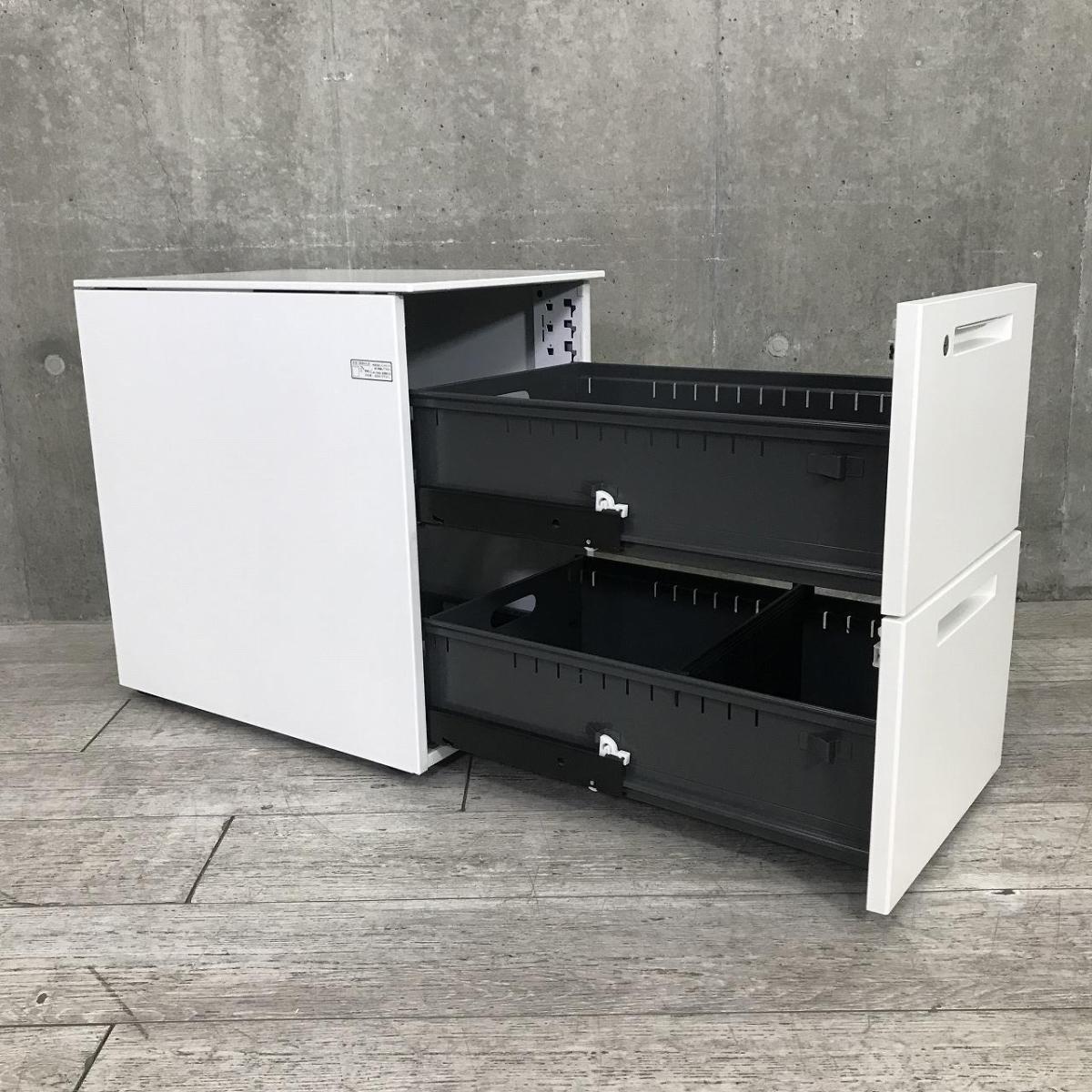 中古】iS コクヨ/KOKUYO ワゴン2段 537841 - 中古オフィス家具