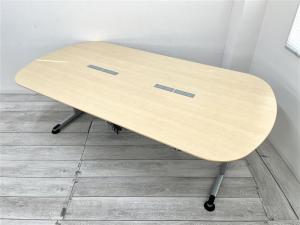 【定価約15万円】【オシャレな丸角のミーティングテーブル入荷！】■コクヨ製/JOTOシリーズ　■