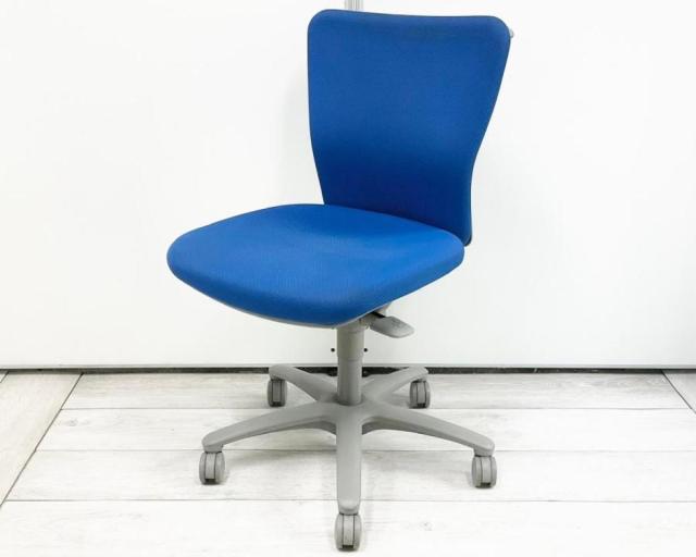 【中古】カロッツァチェア CK94GR FS16 オカムラ（okamura） 肘無ローバックチェア