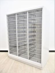【西】近日入荷予定！！【イトーキ製】【クリスタルトレー】【収納】【なんと定価14万！！中古希少美品！】即完売するレア品です‼浅型1段、深型10段！【福岡オフィス家具】【福岡中古家具】【中古事務什器】【中古チェア】【中古椅子】※全在庫品から平均的な商品を選定して撮影しております