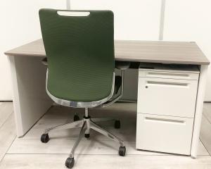 【セット商品（デスク×1台/ワゴン×1台/チェア×1脚）】平デスク 片面フリーアドレスデスク オススメ(おすすめ) 大人気 ・Okamura/オカムラ ・Pro Unit Freeway/プロユニット フリーウェイ ※横浜本店撮影