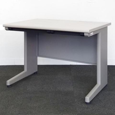 【中古】＊引取可能＊関東配送限定 SKK 160cm パソコンデスク ホワイト 送料無料】 2段 脇机 サイドデスク サイドキャビネット 鍵付き