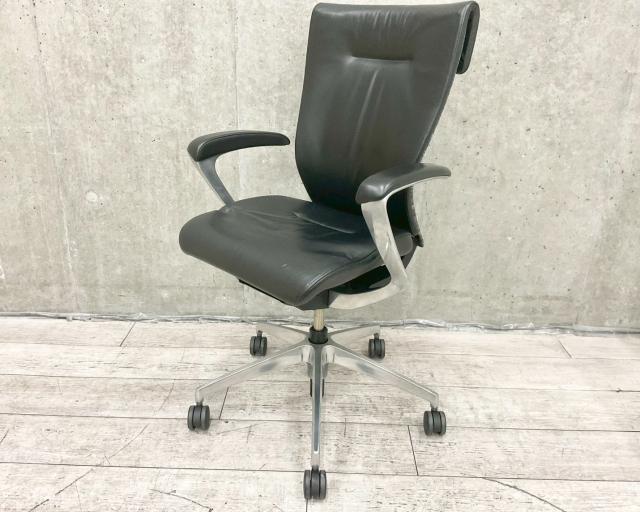 【中古】コセール KE-955LE-Z9T1W3 イトーキ（ITOKI） 肘付ハイバックチェア