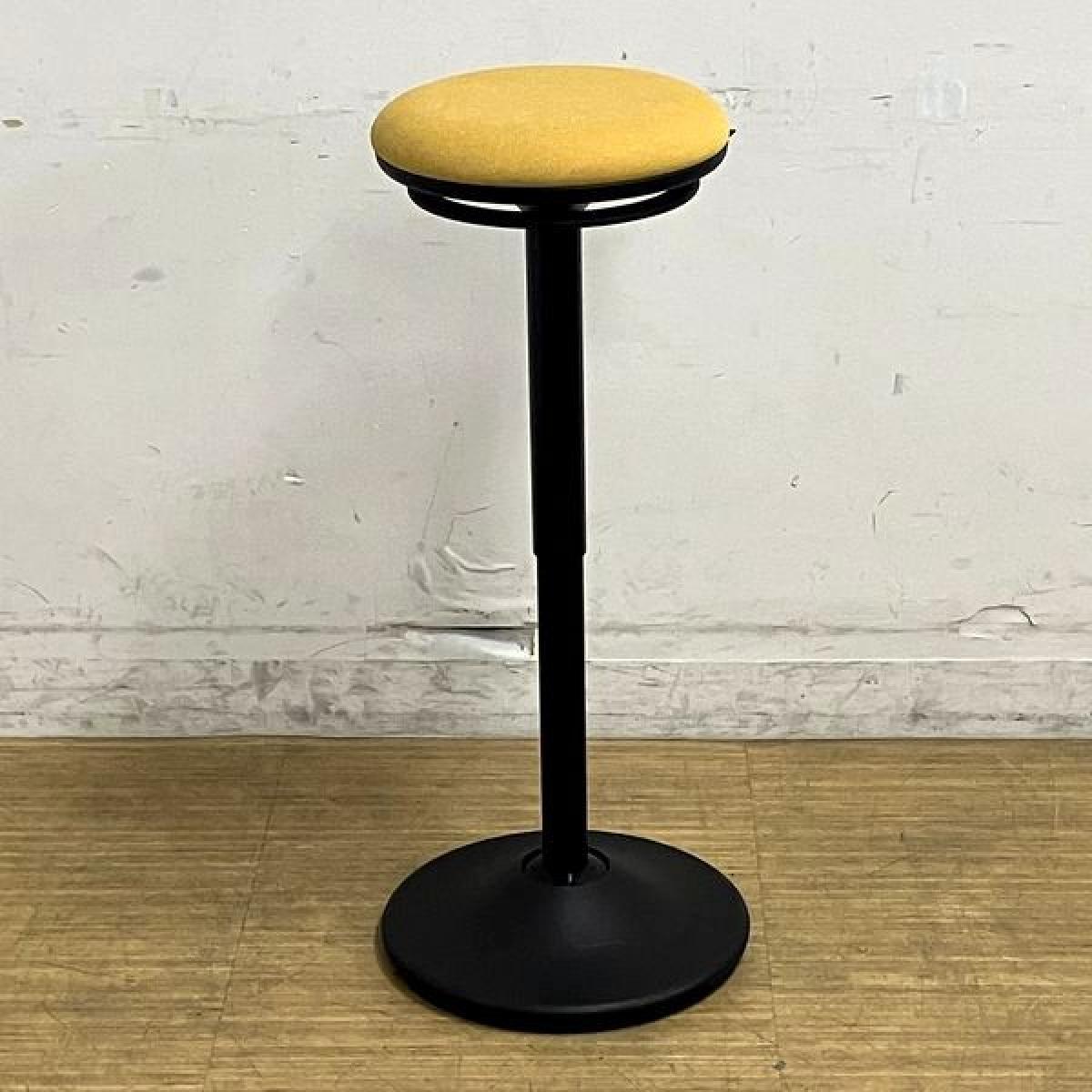 OKAMURA pirouetto（ピルエット）椅子 チェア スツール イエロー 中古】Pirouetto チェア L122EA オカムラ/okamura ミーティング