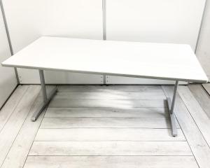 【1台限定★】オカムラの定番シリーズのテーブル！中古　テーブル　会議用　ミーティング　8177シリーズ　ホワイト　T字脚　福岡　博多　天神　九州最大級