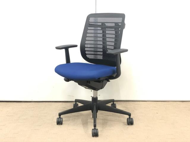 【中古】ベルガー  コクヨ（KOKUYO） 肘付ローバックチェア