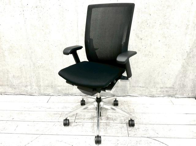 【中古】ヴェントチェア KE-867JA-Z9T1T5 イトーキ（ITOKI） 肘付ハイバックチェア
