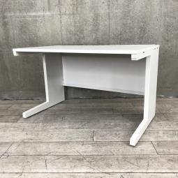 【定価約5万円】【安心の国内メーカー！スタンダードなサイズ幅1200㎜のオフィスデスク！】 ■イナバ（Inaba）製　デュエナ（DuENA）シリーズ　平机　引き出し無　■ホワイト　【弊社使用欄：A01029107】