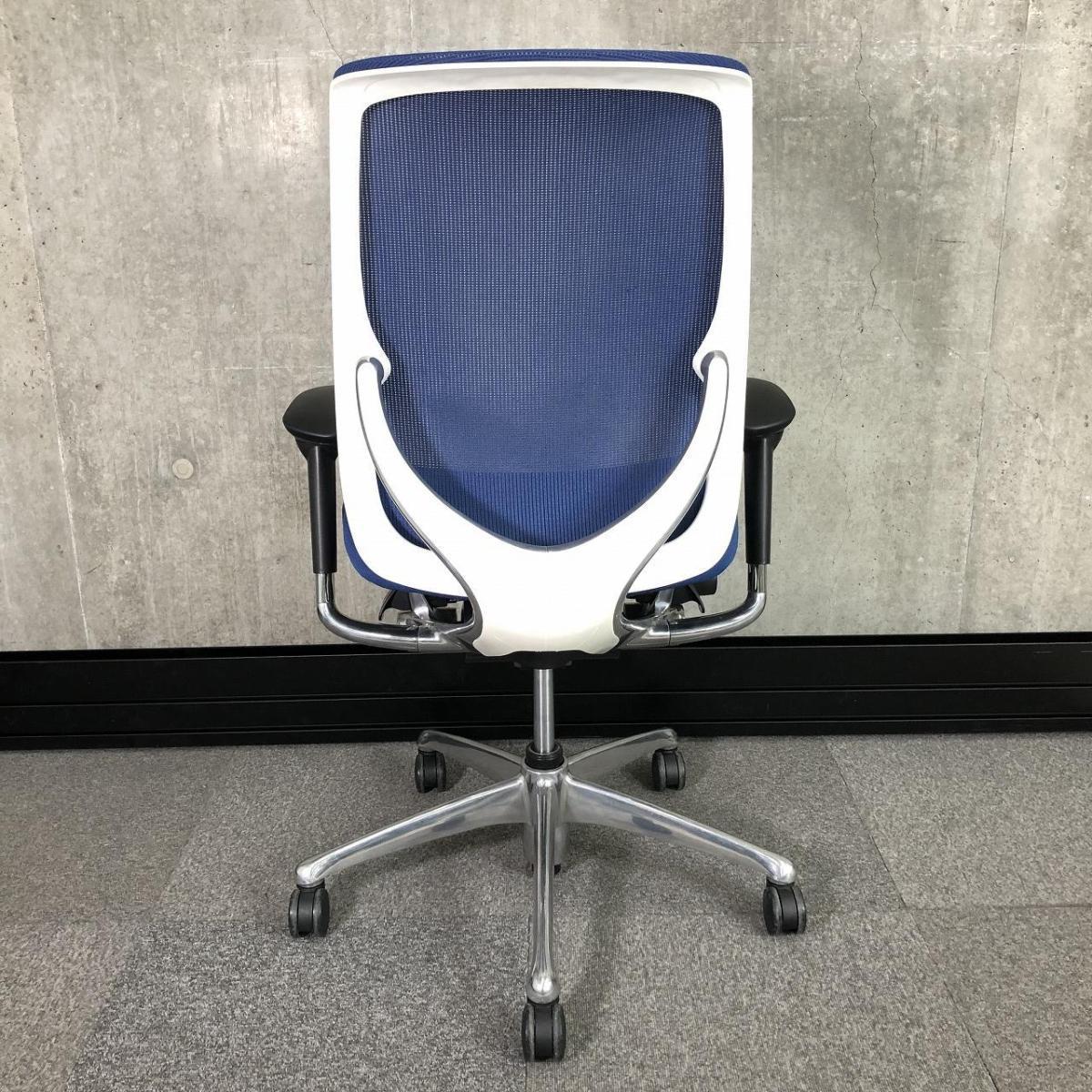 オカムラ　ゼファー　メッシュ　座面バックスキン　オフィスチェア 中古】ゼファー（メッシュ） CY35GT オカムラ/okamura 肘付