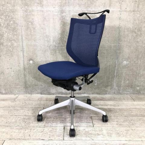 【中古】バロンチェア  オカムラ（okamura） 肘無ハイバックチェア