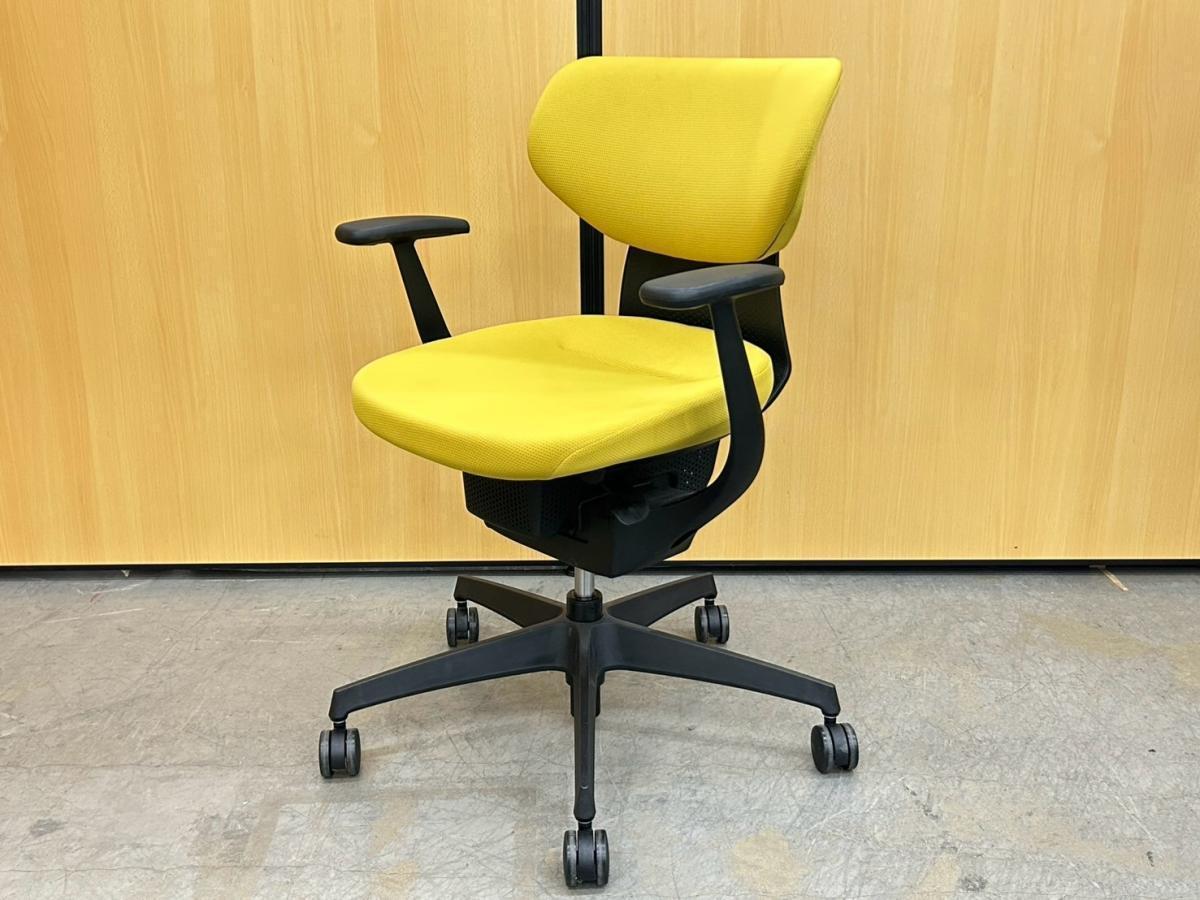 中古】イング コクヨ/KOKUYO 肘付ローバックチェア 539339