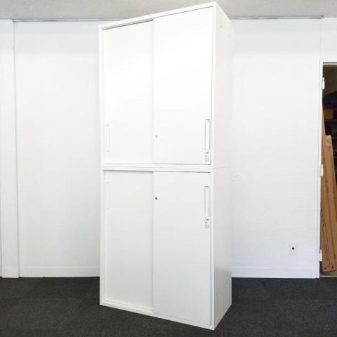 KOKUYO スチール書庫 幅88cm 鍵あり オフィス家具 スライド扉 店舗 事務用品☆ 札幌市 北区 屯田 KOKUYO スチール書庫 幅88cm 鍵あり オフィス家具 スライド扉