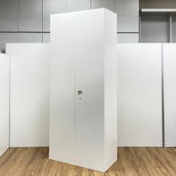 【倉庫在庫品】【Z】オカムラ製　レクトラインシリーズ　ホワイトカラー　大量収納のハイキャビネット　両開き書庫！　オフィスバスターズ　梅田本店