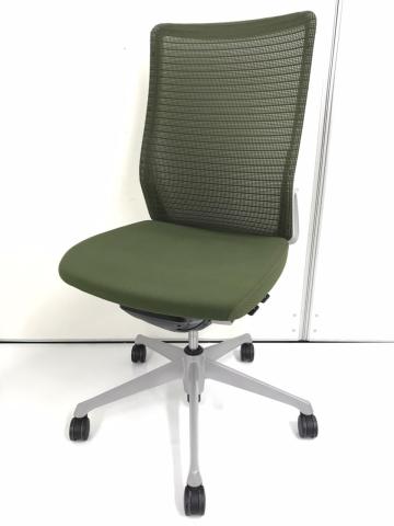 【中古】コーラルメッシュ  オカムラ（okamura） 肘無ハイバックチェア