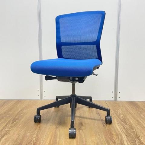 【中古】エルフィ ELA2-00B ウチダ（UCHIDA) 肘無ミドルバックチェア