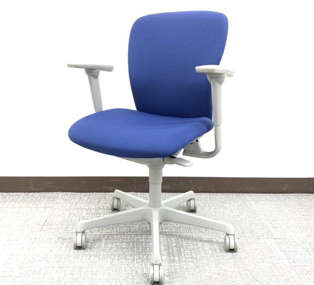 【中古】スラート  オカムラ（okamura） 肘付ローバックチェア