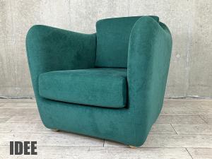 IDEE/イデー　1PILLER SOFA /ミラーソファ　ラウンジチェア　グリーン系　北欧　無印