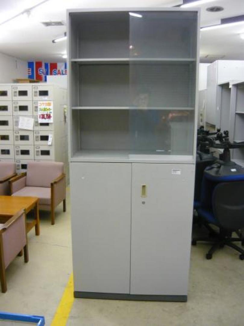 【書庫セット】ガラス引き違い＋両開き
                                    中古
            