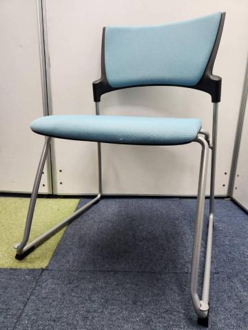 【中古】マノスチェア KLD-340GB-ZTS4 イトーキ（ITOKI） スタッキングチェア