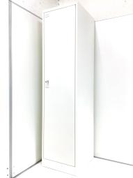【鍵付き！状態良好！】大人気／定番／品薄/1人用ロッカーホワイト！/オススメ(おすすめ) /人気商品■オカムラ/FZ-W