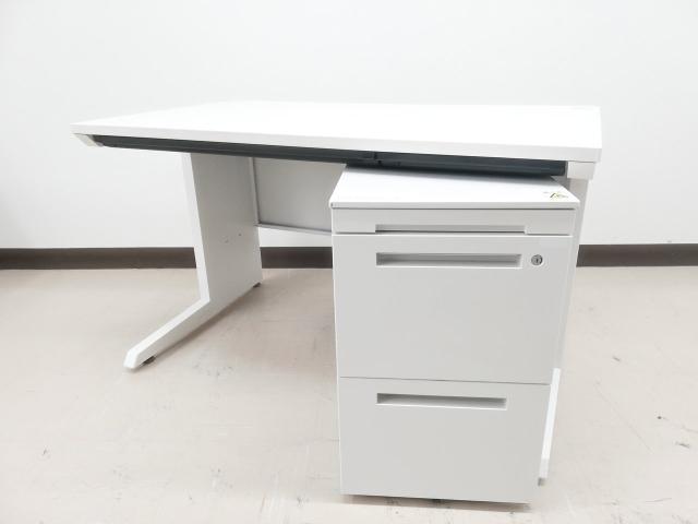 【中古】＊引取可能＊関東配送限定 SKK 160cm パソコンデスク ホワイト オフィスデスク・事務机の通販 守谷エリア - 中古オフィス家具